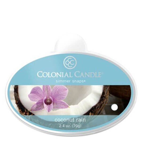ccsnaps-2074_1_5594ffcb0f058 Colonial Candle Coconut Rain Simmer Snaps 70g