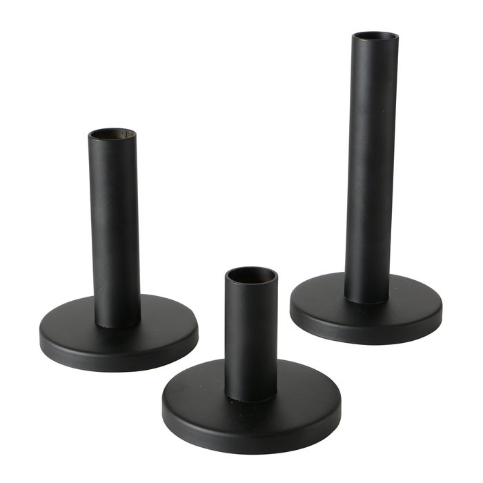 Kerzenleuchter-Set Malko schwarz