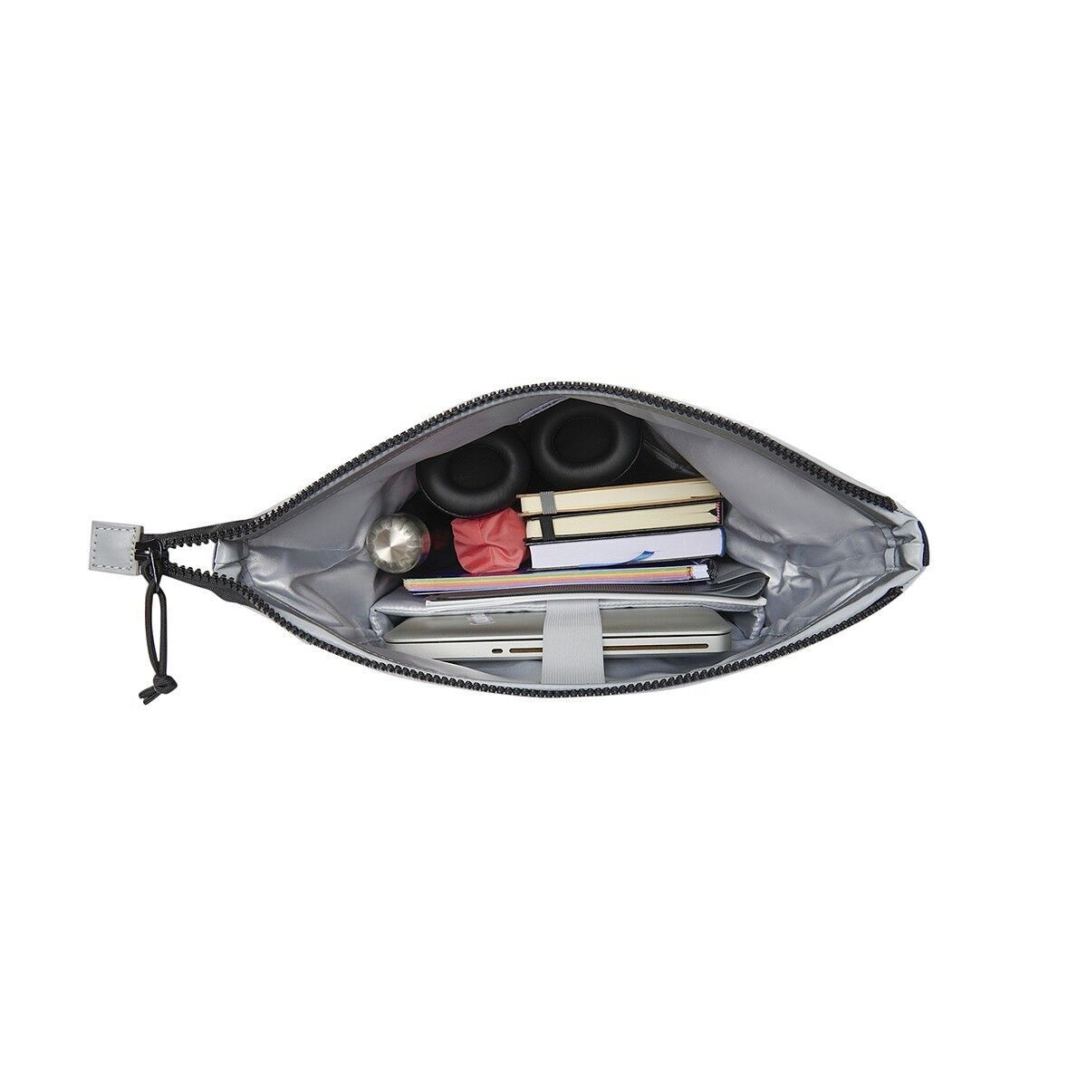 Reflect - New York Rolltop Rucksack silber