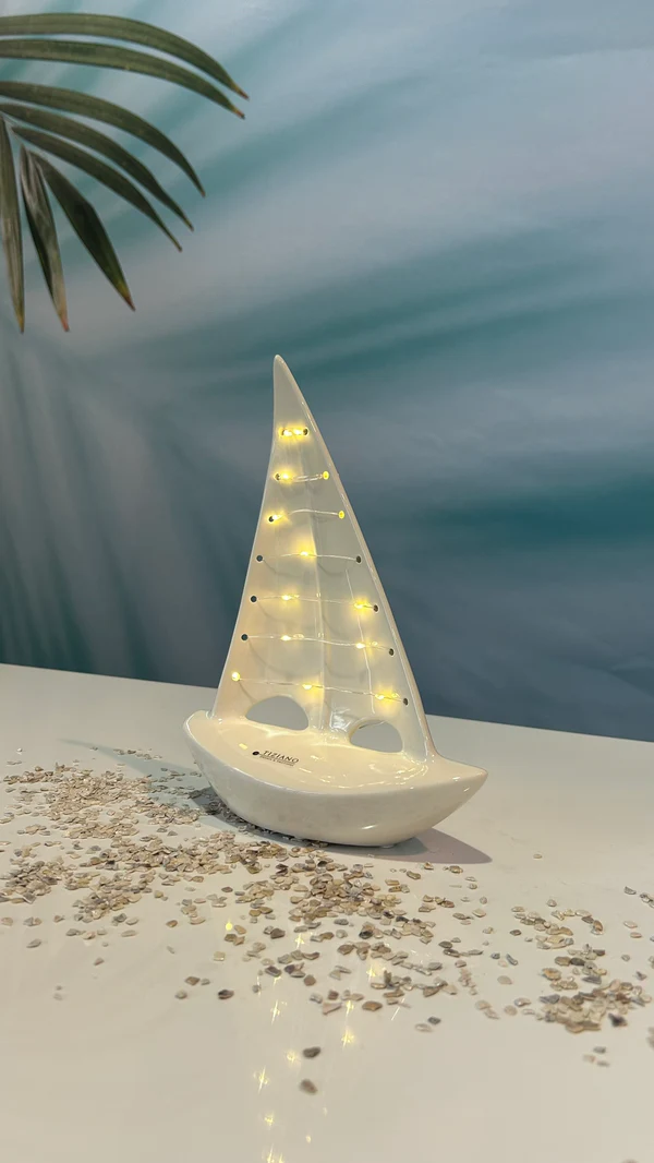 Boot Andiamo LED cremeweiß 30cm