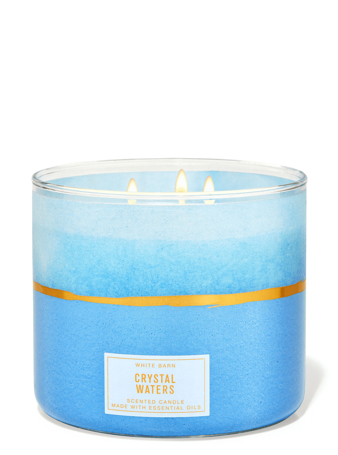 3-Docht Kerze - Crystal Waters - 411g