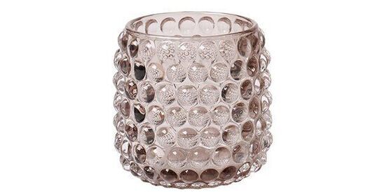 jaquard-braun Jaquard Windlicht braun