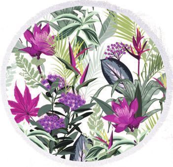 Rundes Strand-Tuch 092