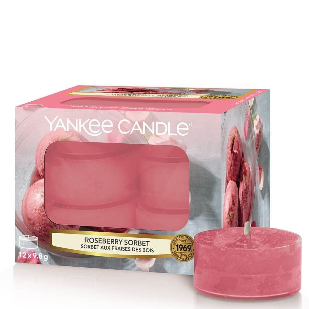 1651505E-Roseberry-Sorbet_Tealight Roseberry Sorbet 12 St. von Yankee Candle