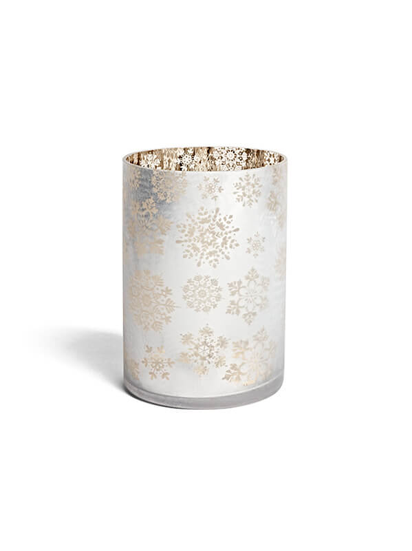 Snowflake Frost Jar-Kerzenhalter