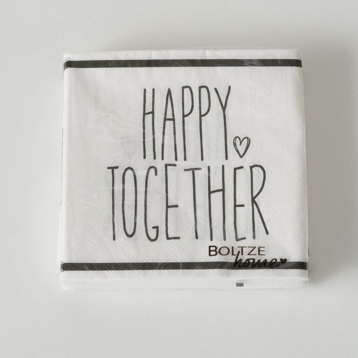 Serviette Stappo 20 Stück weiß Variante 2