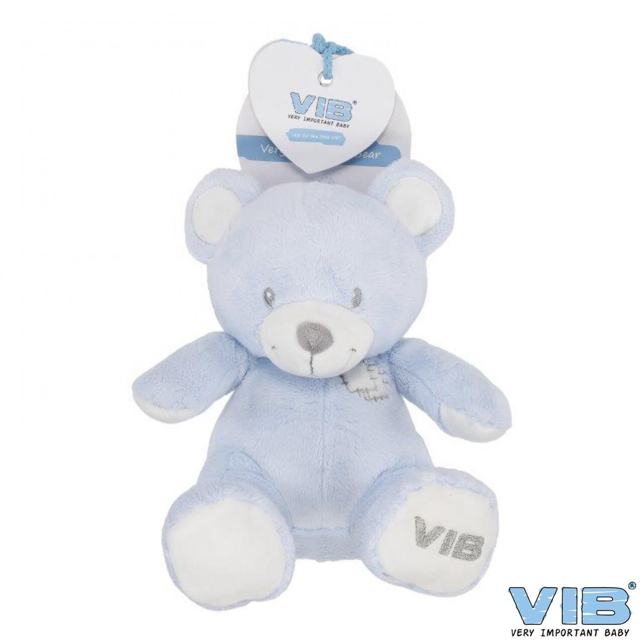 5a81c4a0efa62 Plüsch Bär sitzend blau 35cm
