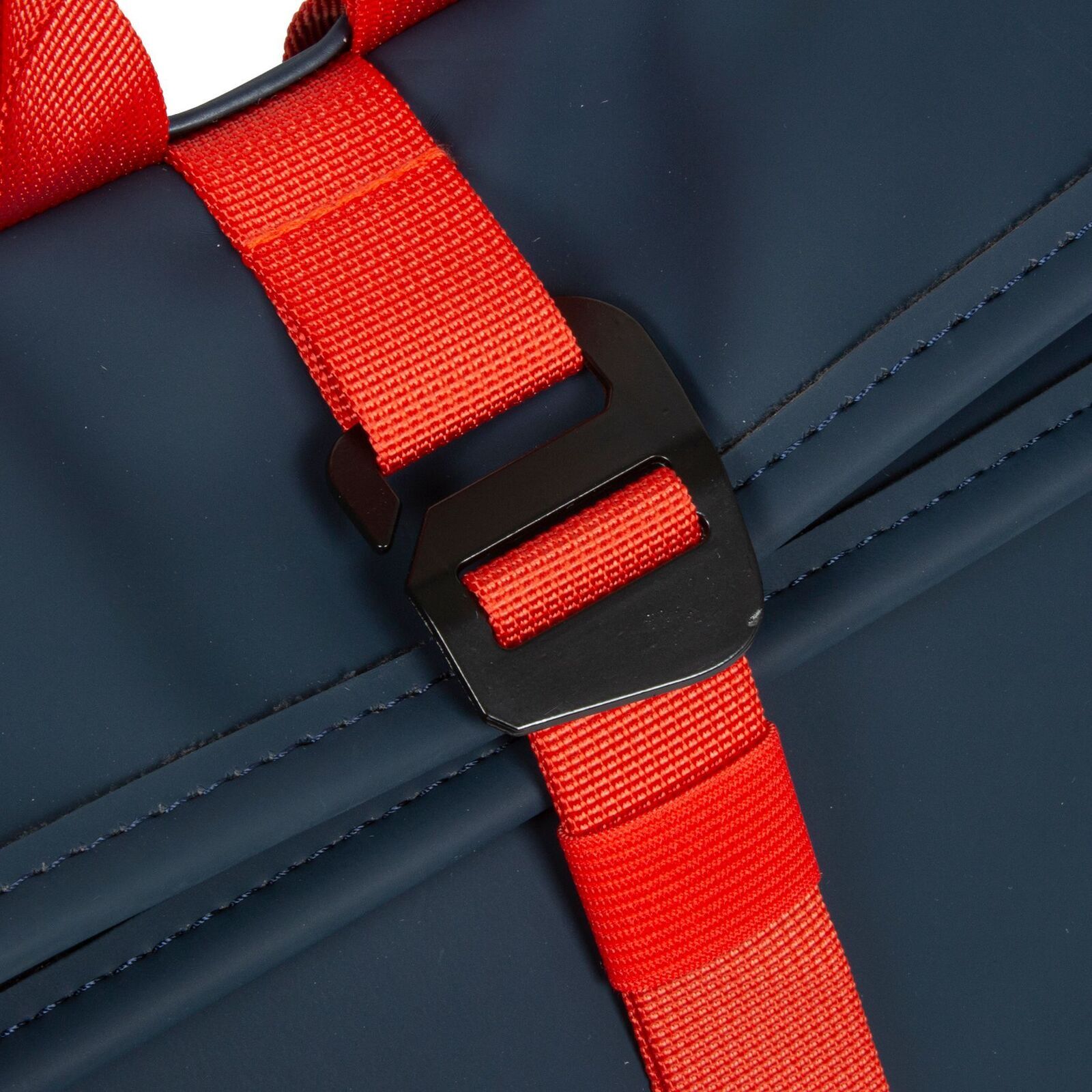 Tim - Los Angeles Rolltop Mini Rucksack navy/rot