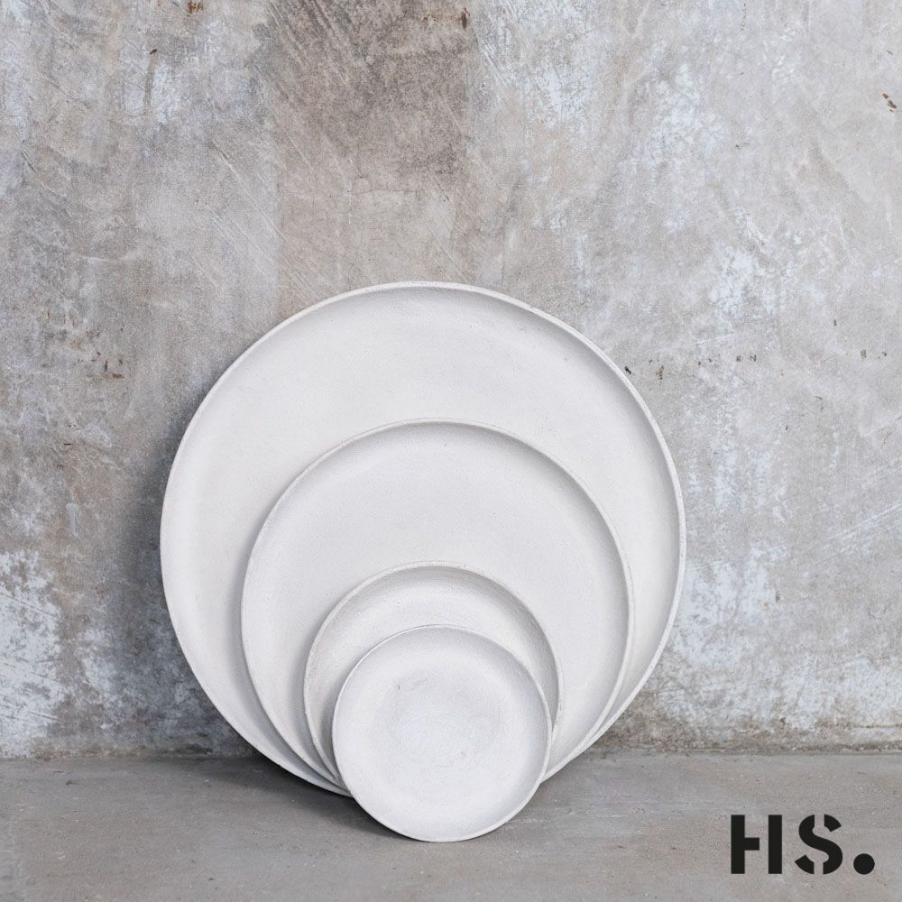 iF6zTR6Q Dekoteller weiß M