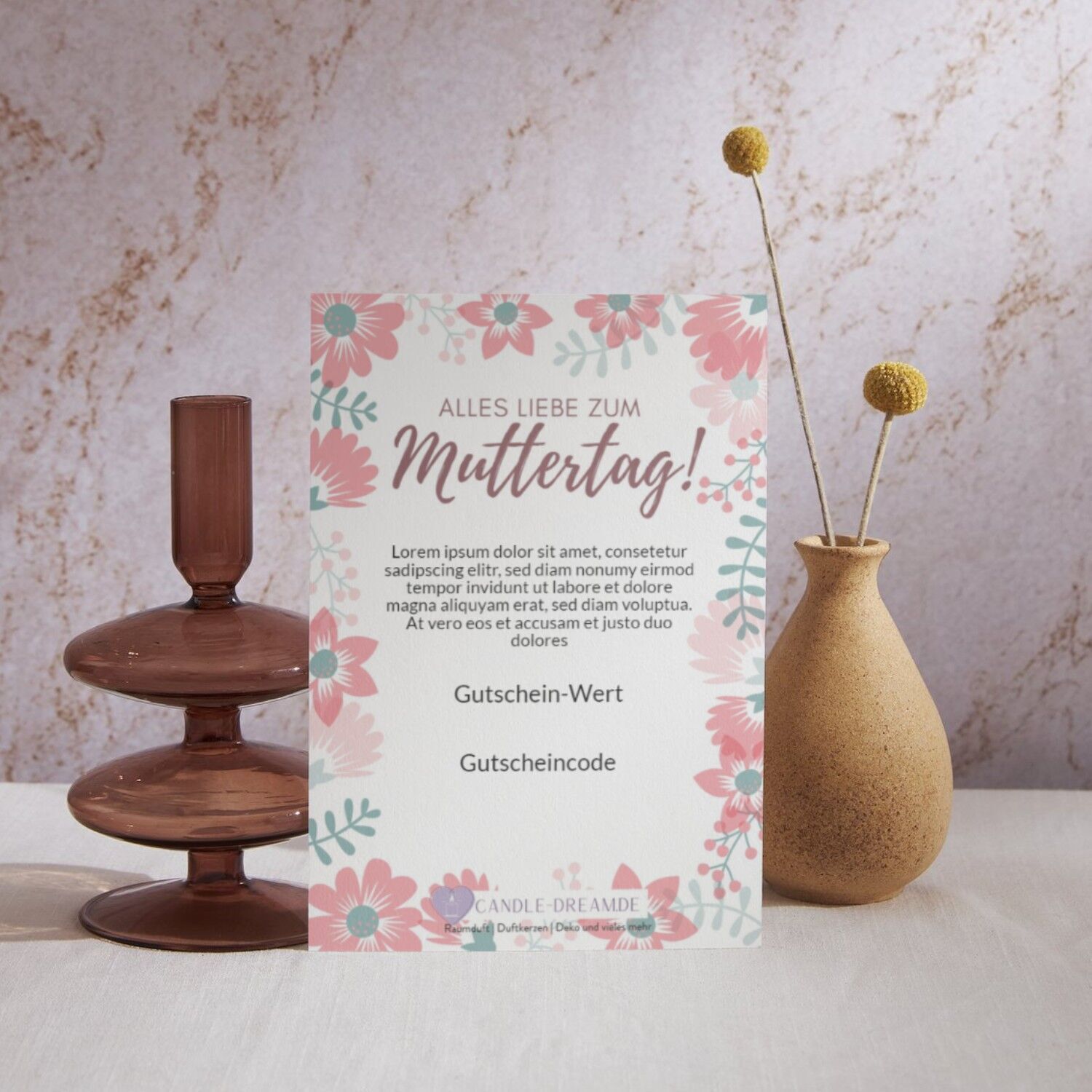 Geschenkgutschein Muttertag Geschenkgutschein Muttertag
