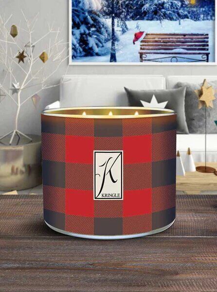 Christmas Cabin 396g Tumbler 3-Docht