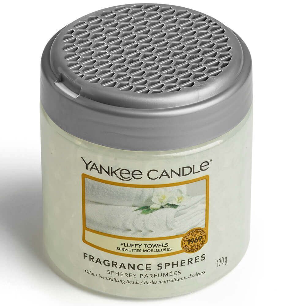 EMEA-Fragrance-Sphere-LID-FLUFFY-TOWELS Fluffy Towels Fragrance Spheres 170g