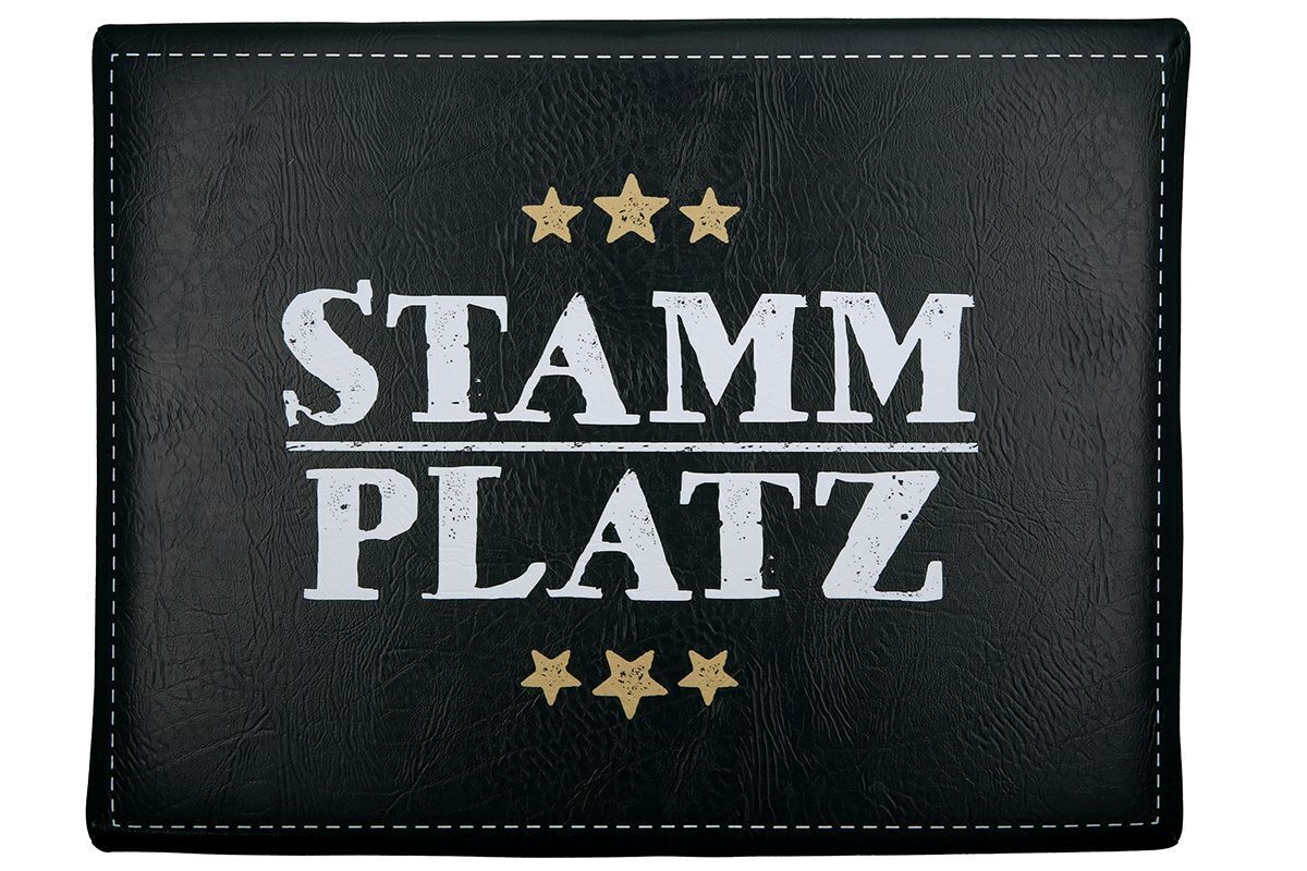 Sitzpolster "Stammplatz" schwarz Zubehor
