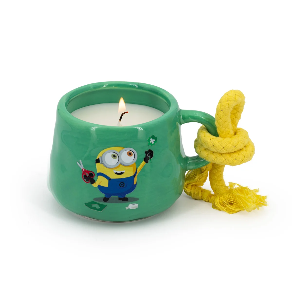 Bob - Minions™ Duftkerze 200g in Tasse mit Kordel