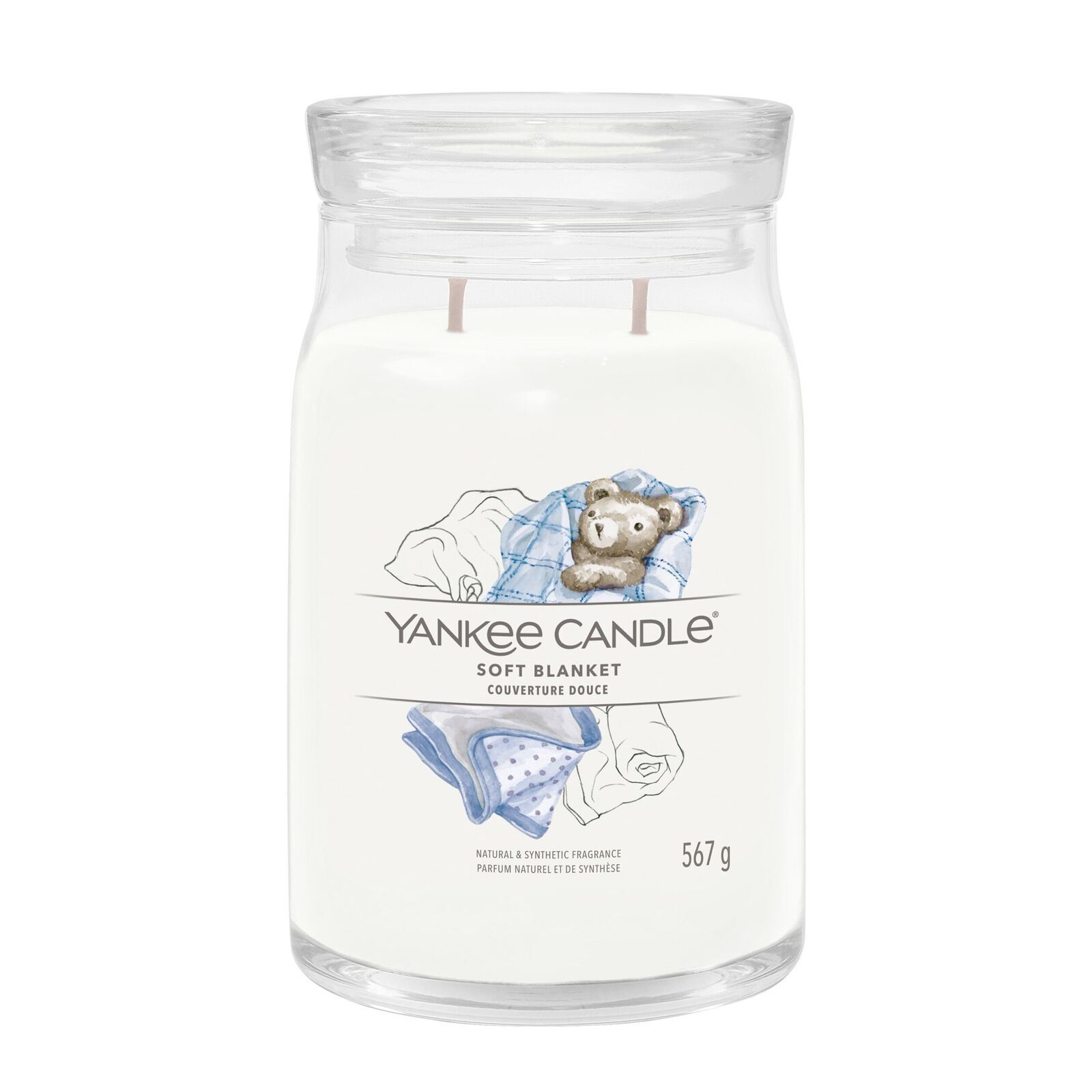 Soft Blanket Signature Jar 567g 2-Docht