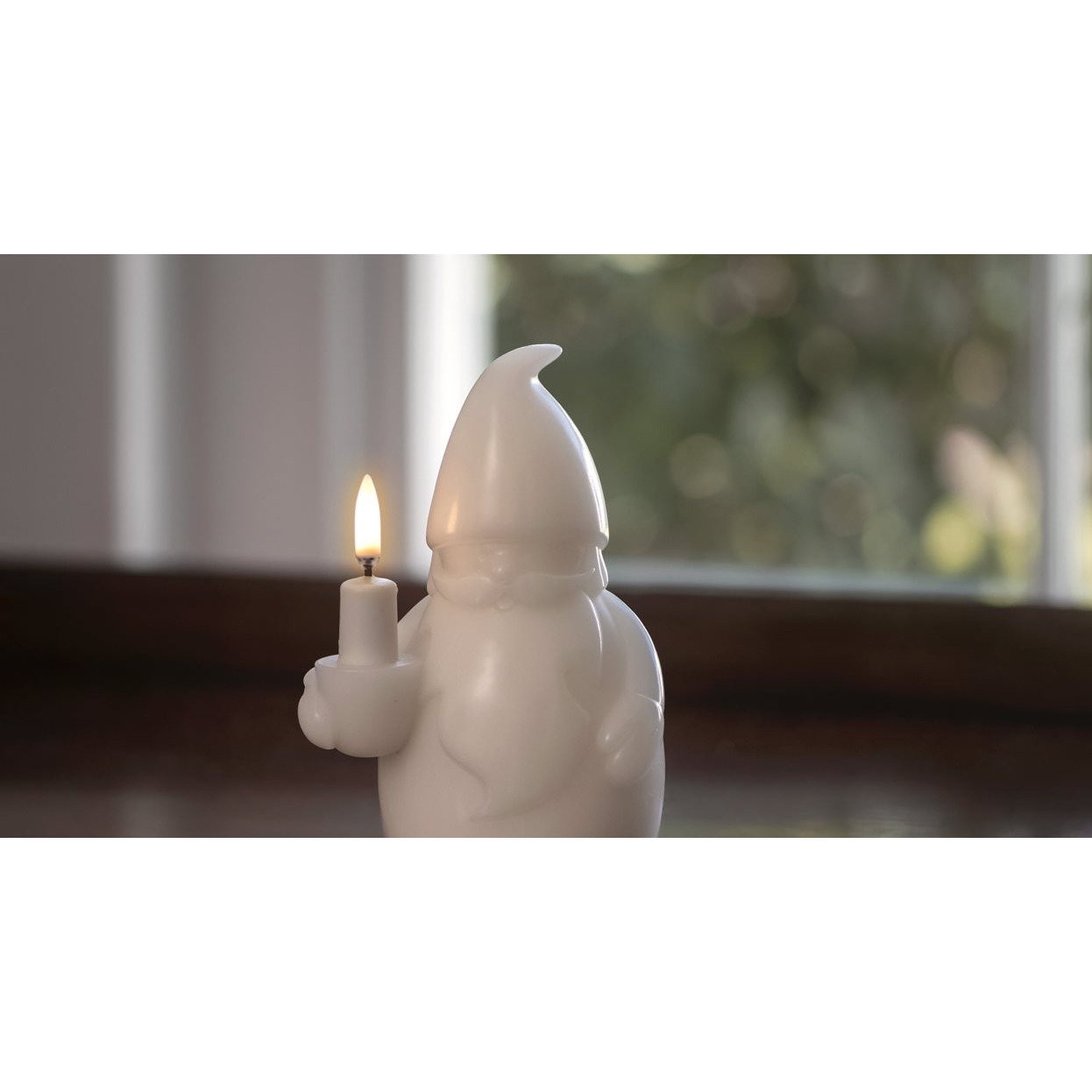 Weiß, Figur, Kerzenlicht, Gnom, Dekoration