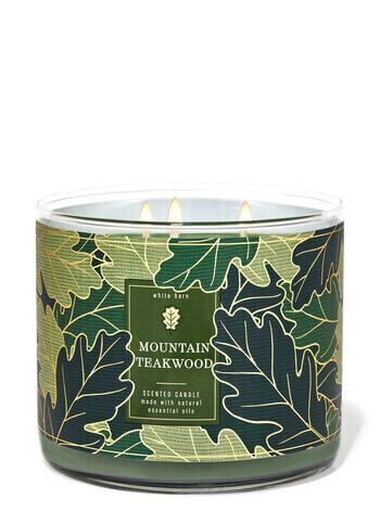 Mountain Teakwood - 411g 3-Docht Kerze