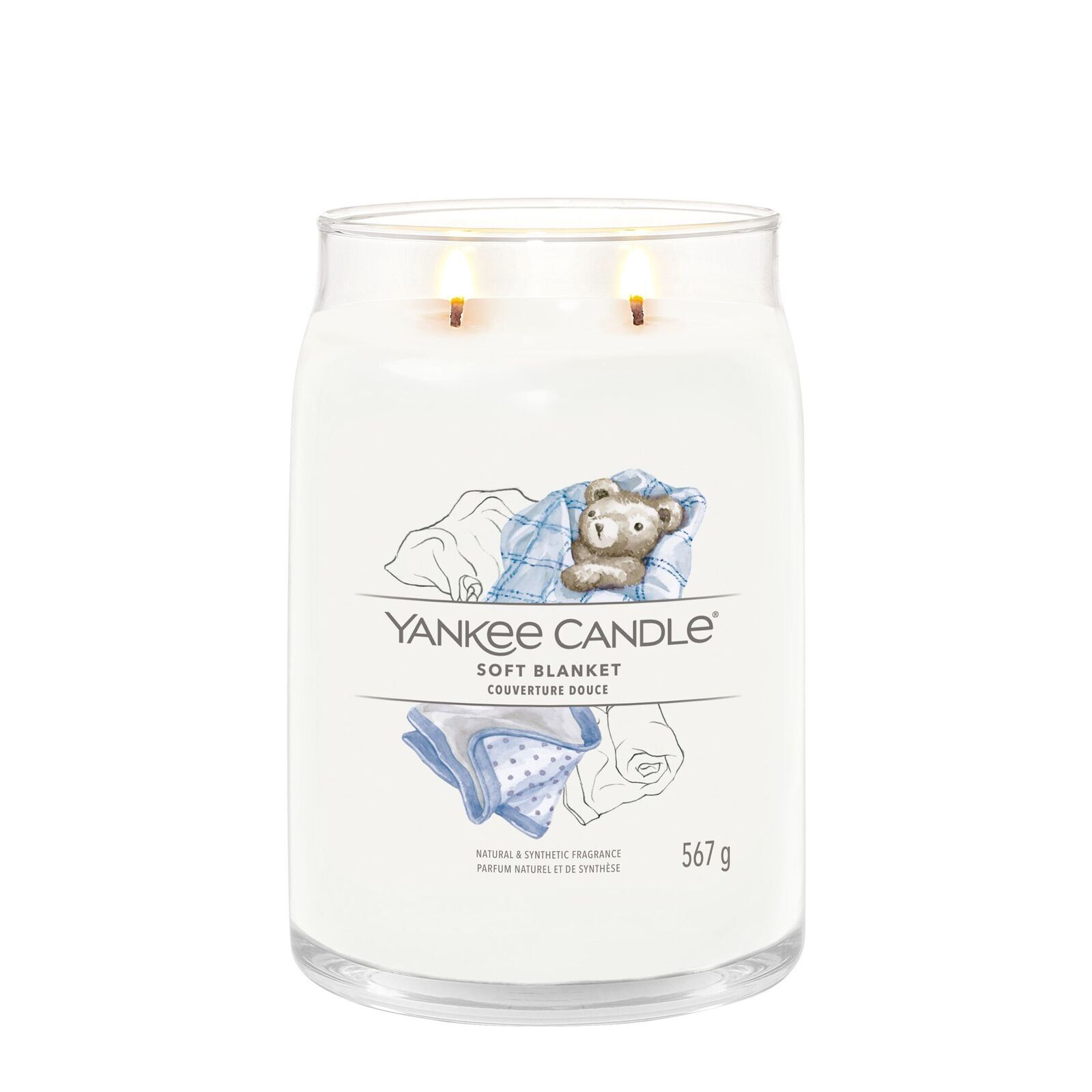 Soft Blanket Signature Jar 567g 2-Docht