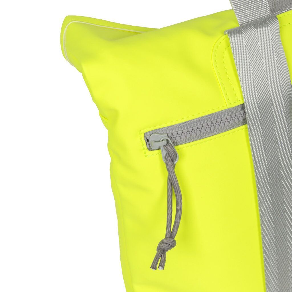 new-rebels-mart-rolltop-rucksack-gelb-neon-small-7 Mart - Los Angeles Rolltop Mini Rucksack neon gelb