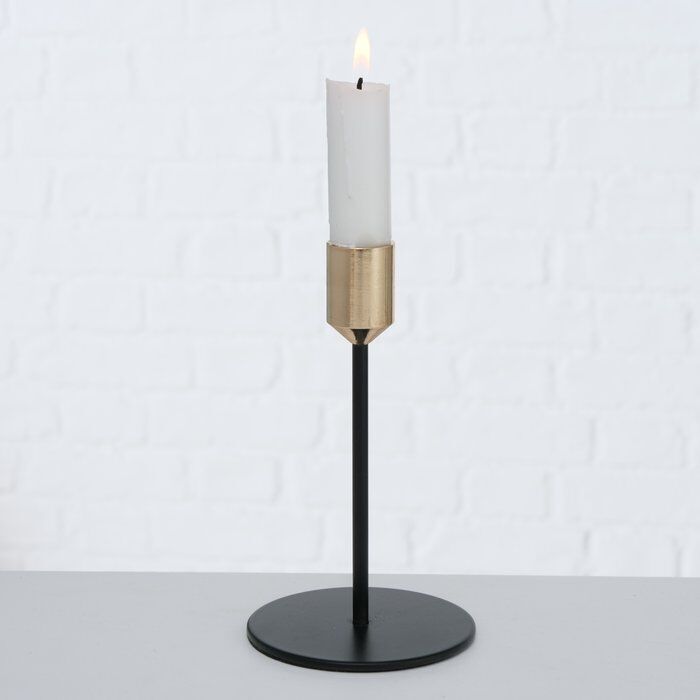 Kerzenleuchter-Set Marko schwarz/gold