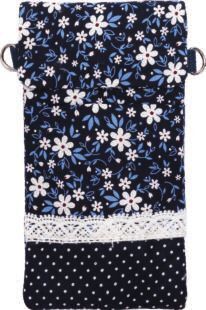 Patchwork Handytasche Umhängetasche (Multi Blue 028)