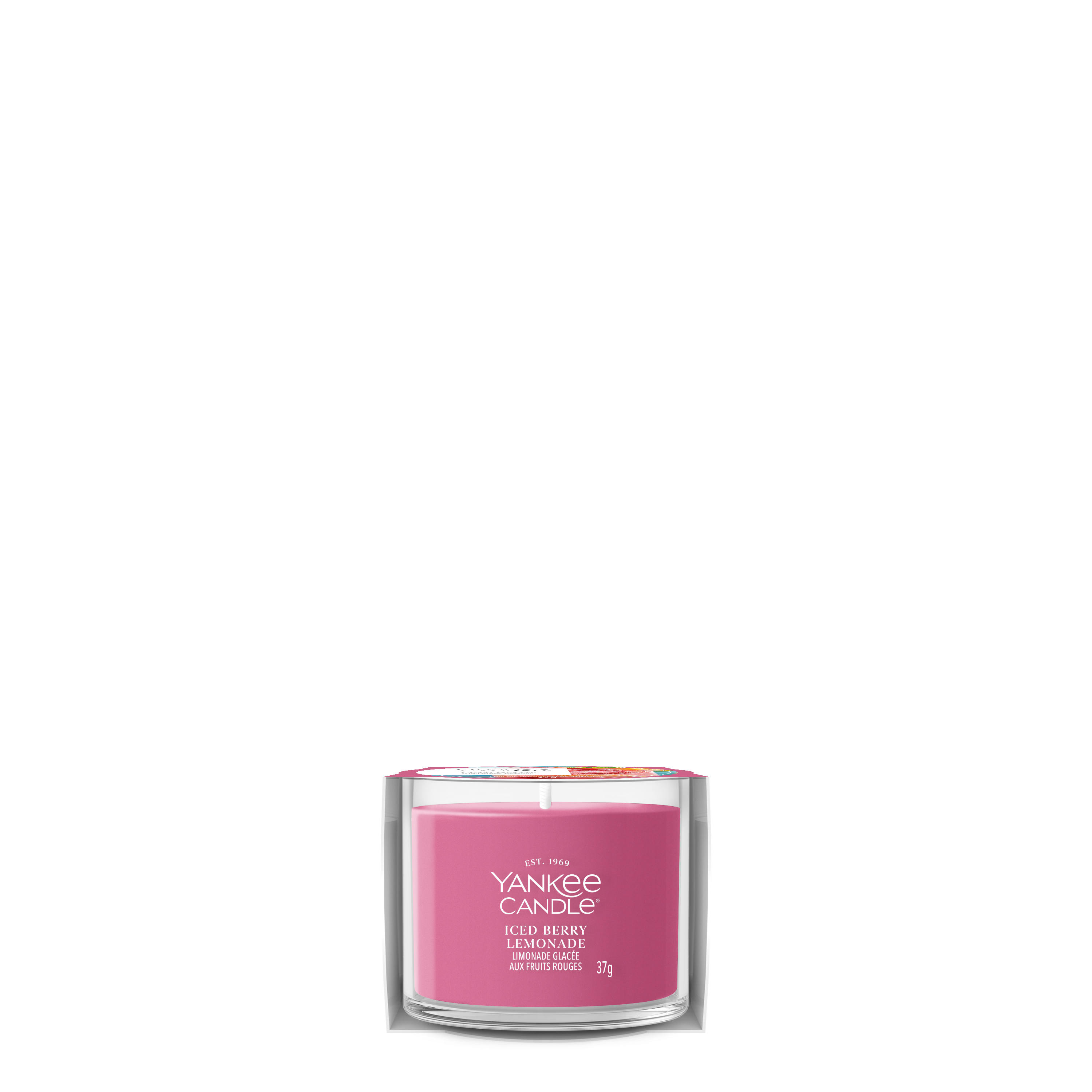 Kerze, Votivkerze, Rosafarbene, Yankee Candle, Iced Berry Lemonade
