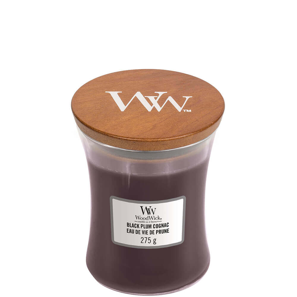 Black Plum Cognac 275g von Woodwick