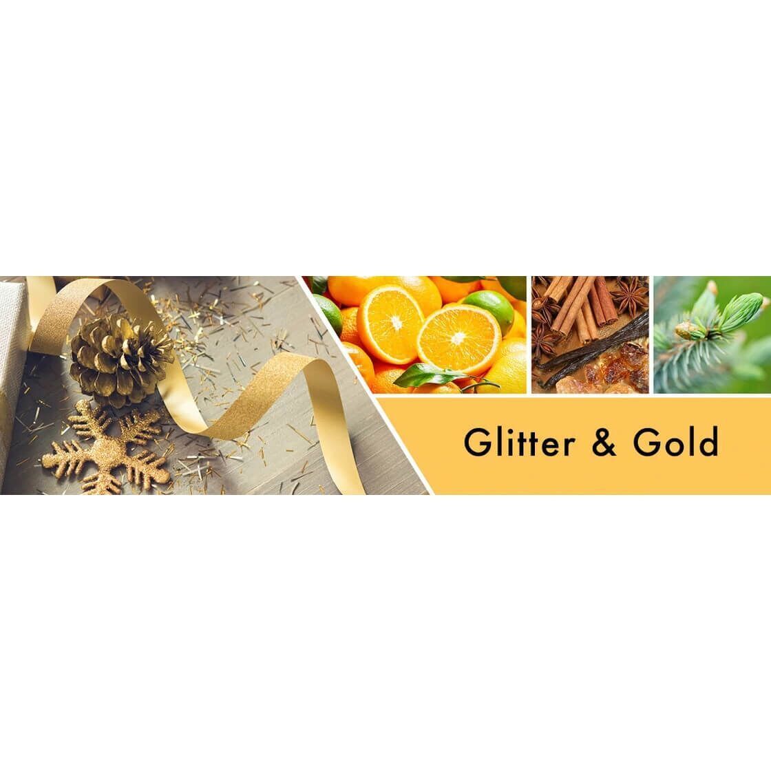 Glitter & Gold 411g (3-Docht)