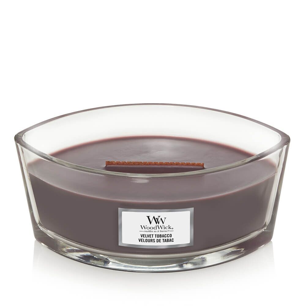 Velvet Tobacco 454g von Woodwick offen