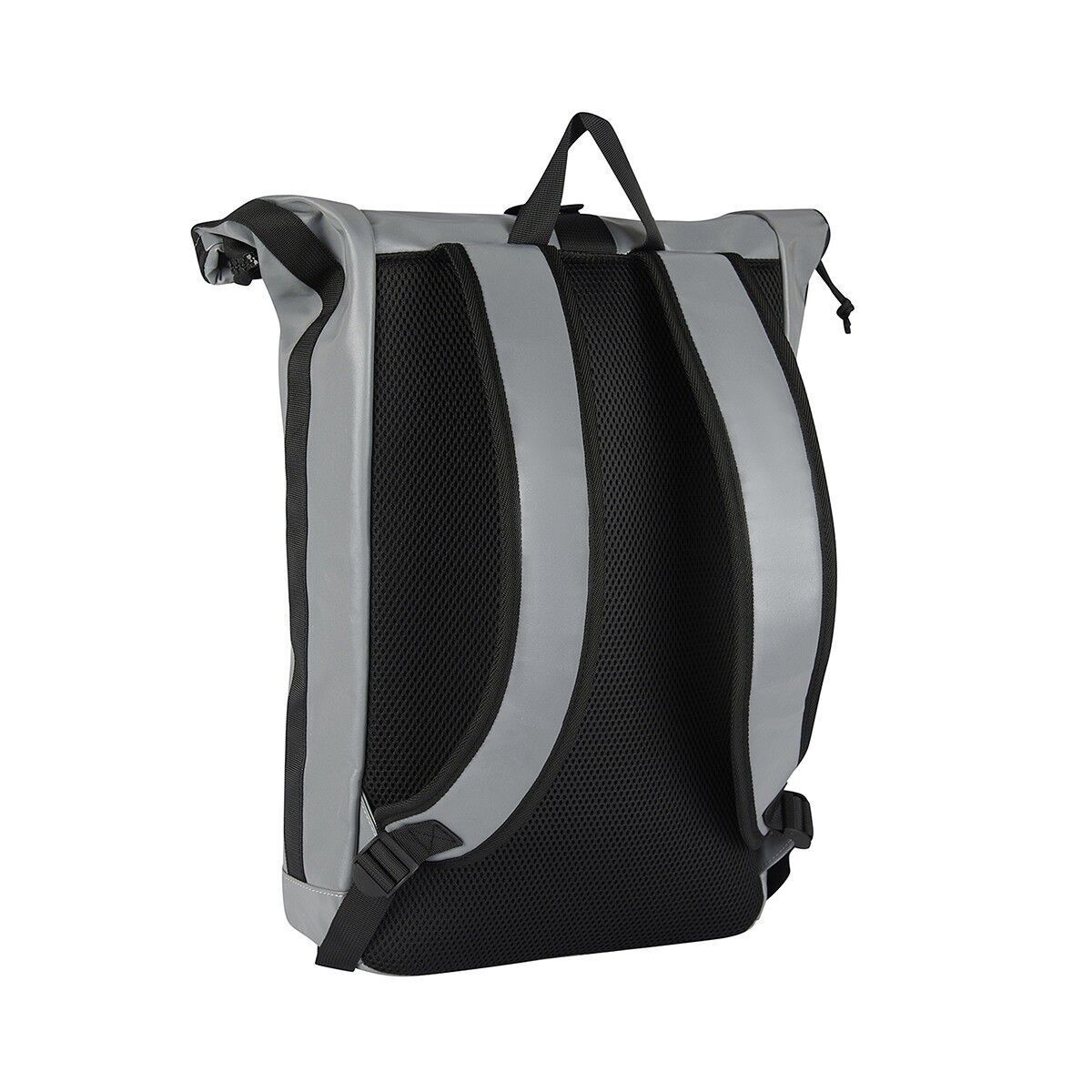 Reflect - New York Rolltop Rucksack silber