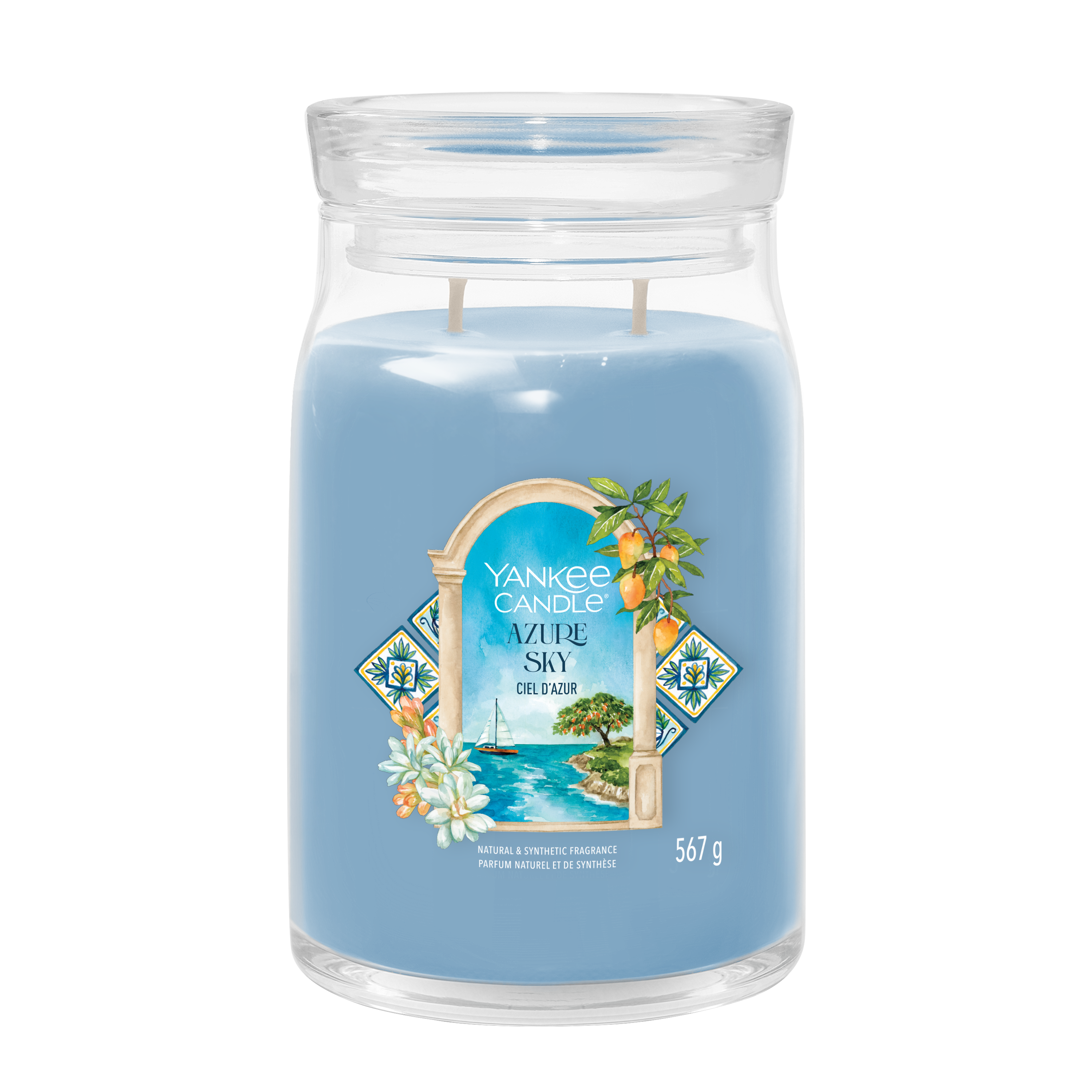 Azure Sky Signature Large Jar 567g 2-Docht