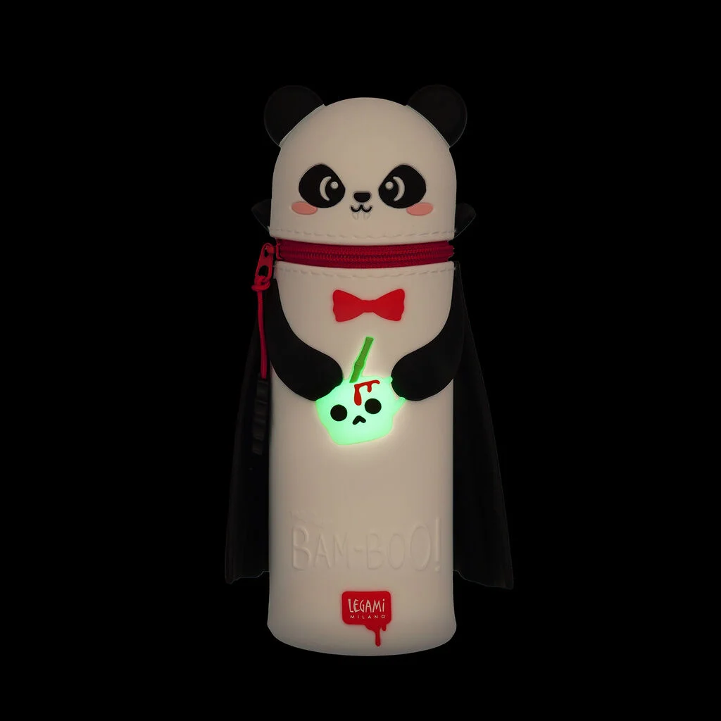 Panda-Design, Pencil-Case, Glow-in-the-dark, Halloween, Legami Milan