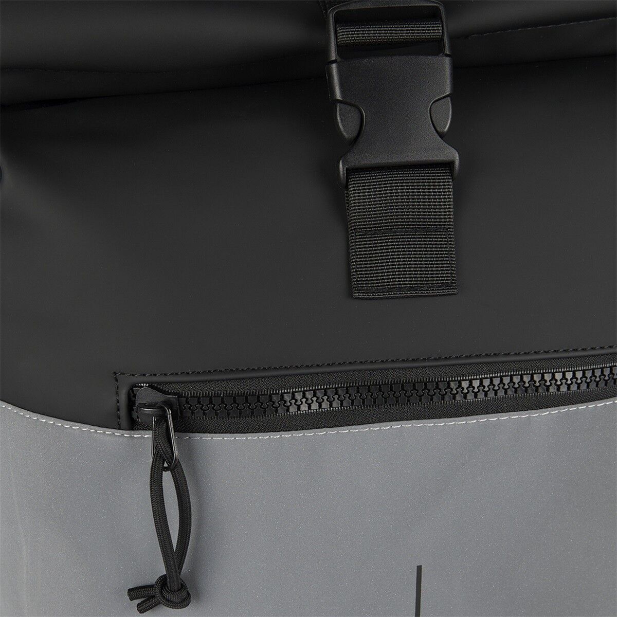 Bowie - New York Rolltop Rucksack schwarz