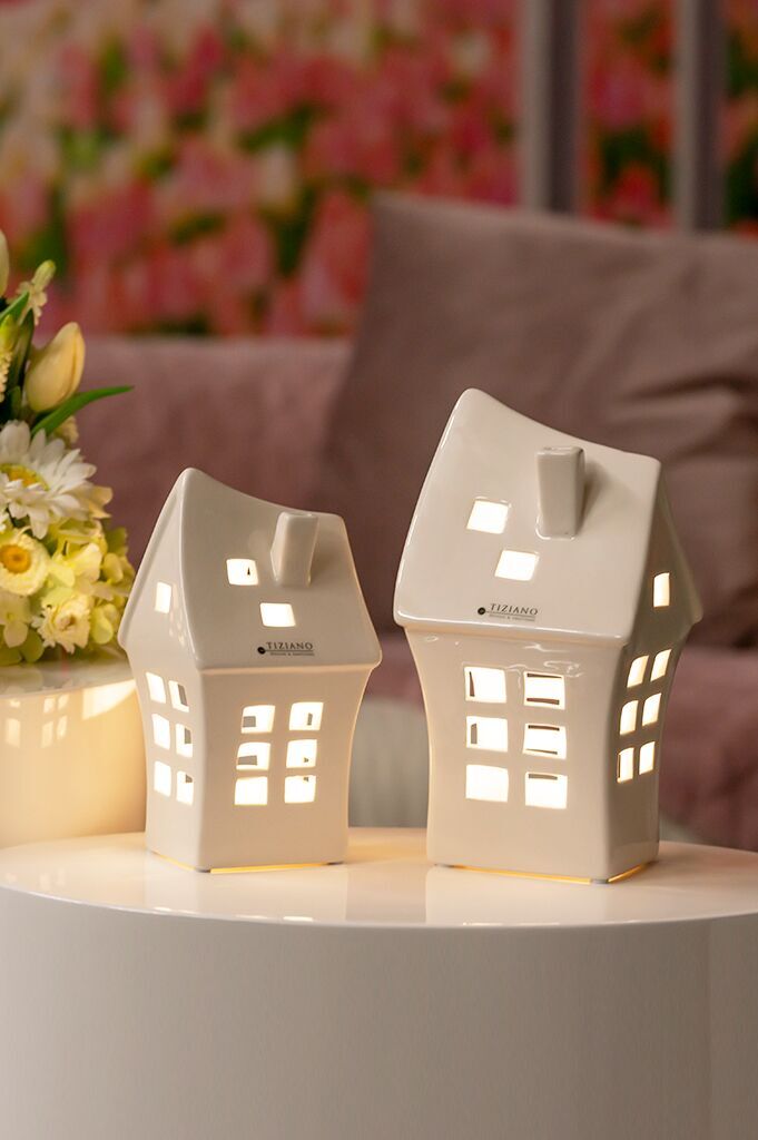 Lichthaus Pendola hoch 18cm LED cremeweiß