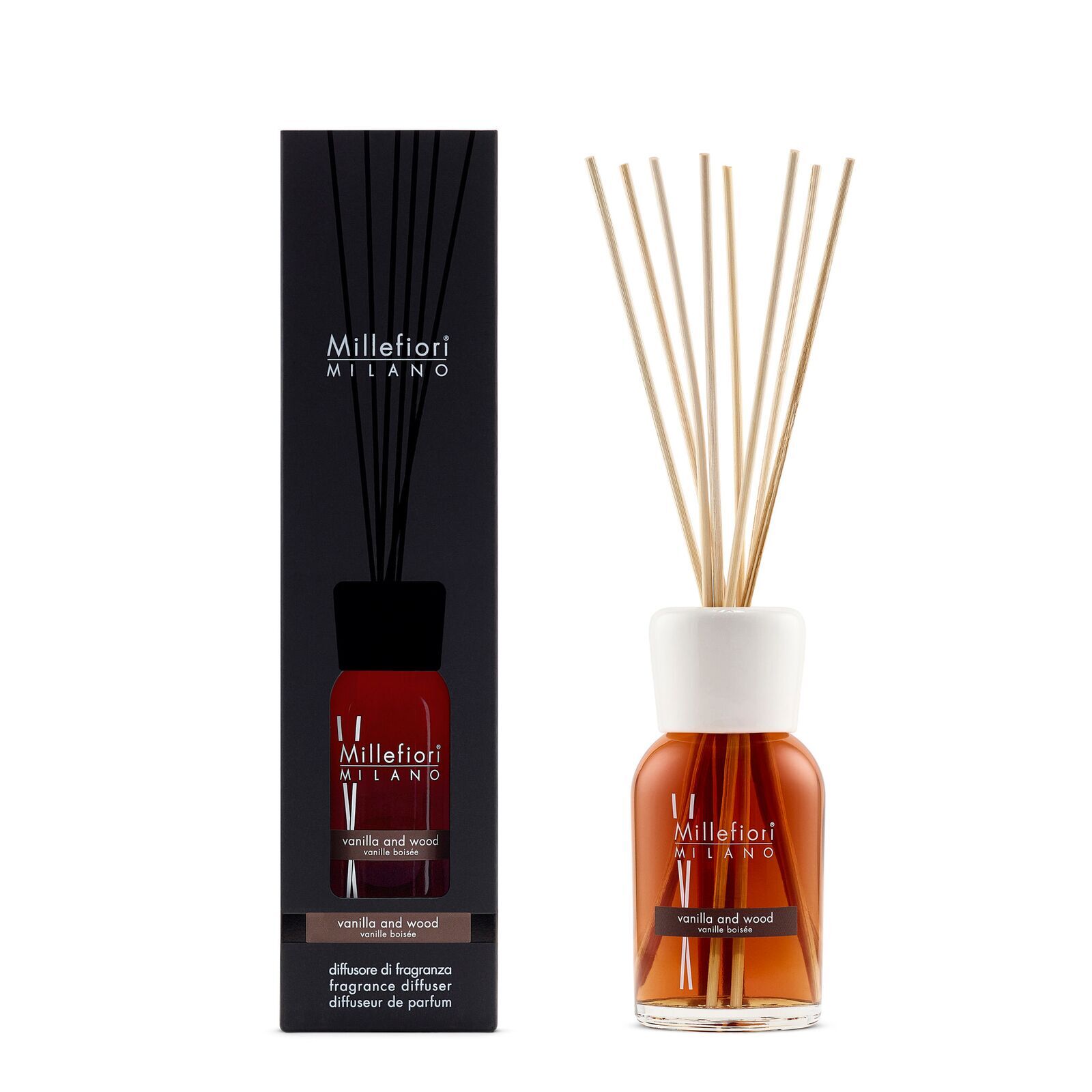 7DDDV Vanilla & Wood - Milano Reed Diffuser 250ml