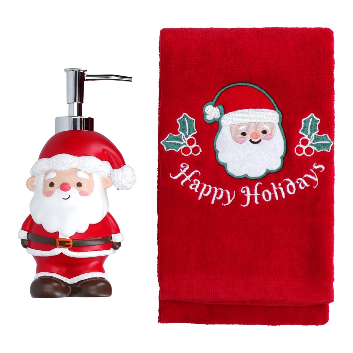 Handtuch & Seifenspender Santa Geschenkset Handtuch & Seifenspender Santa Geschenkset