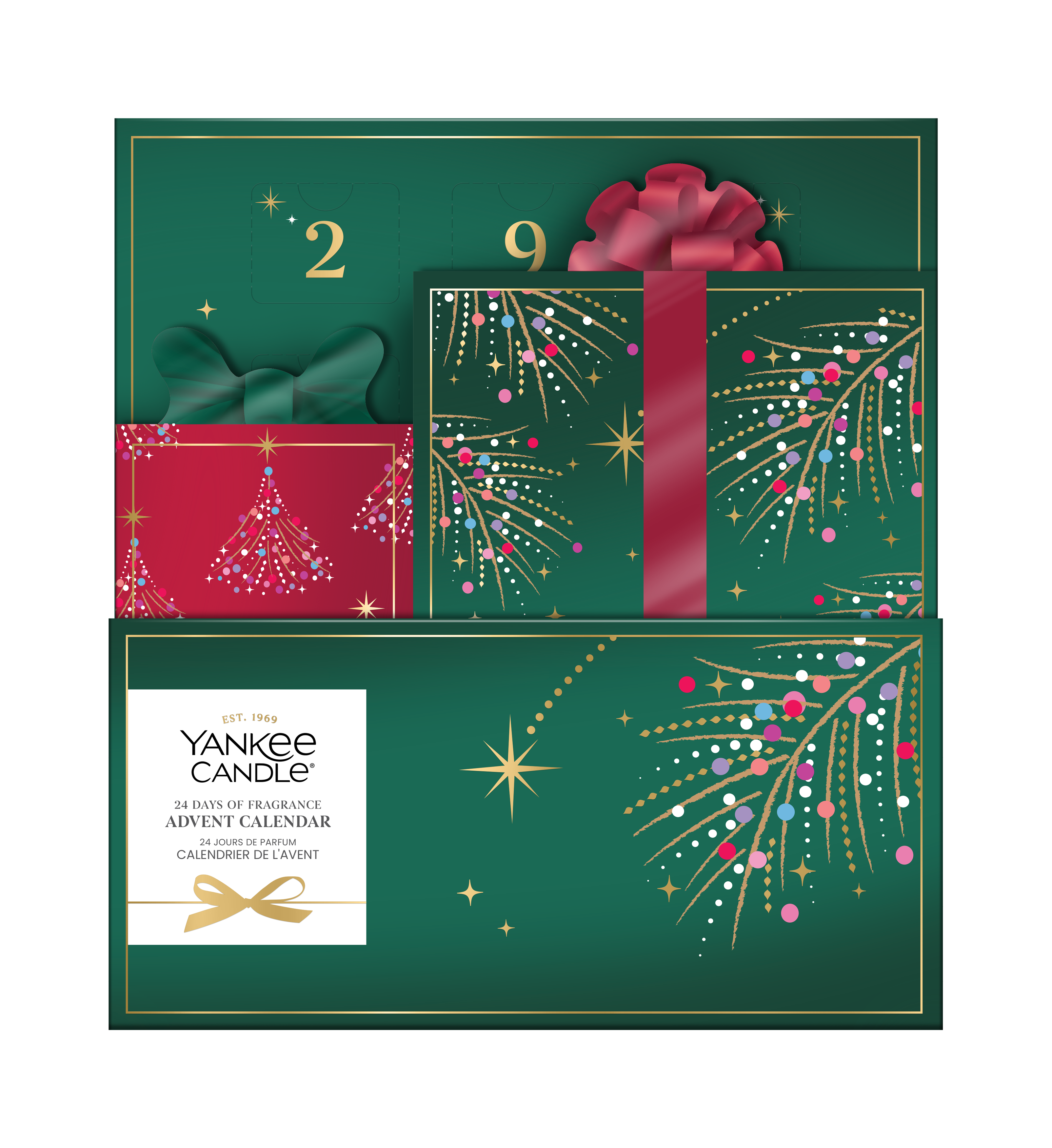Adventskalender, Geschenksbox, Weihnachten, Feuerwerk, Dekorationsbox