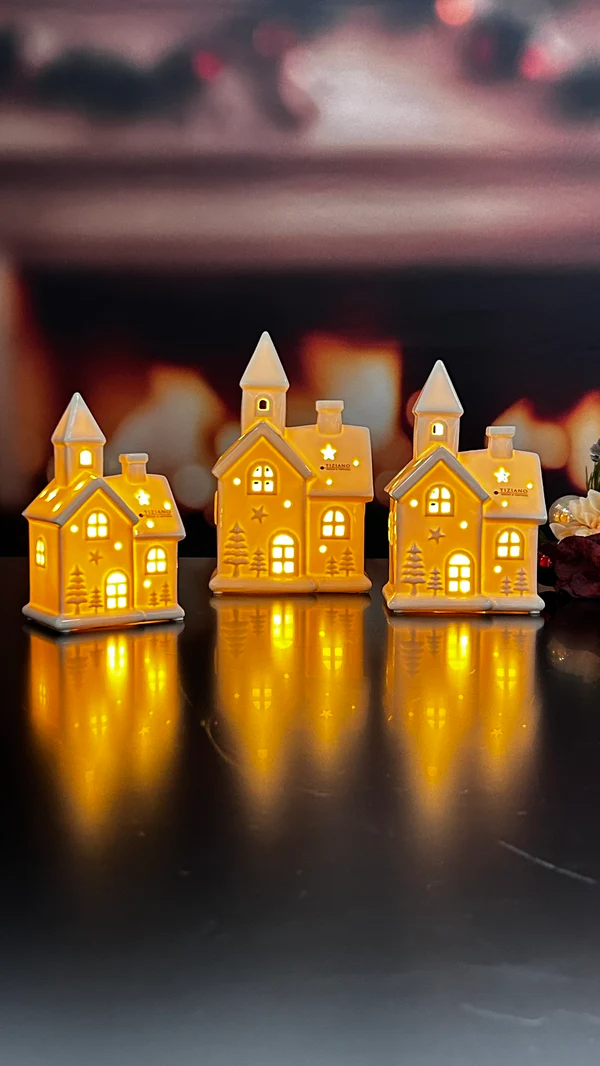 Kirche Spirito 19cm LED cremeweiß Porzellan