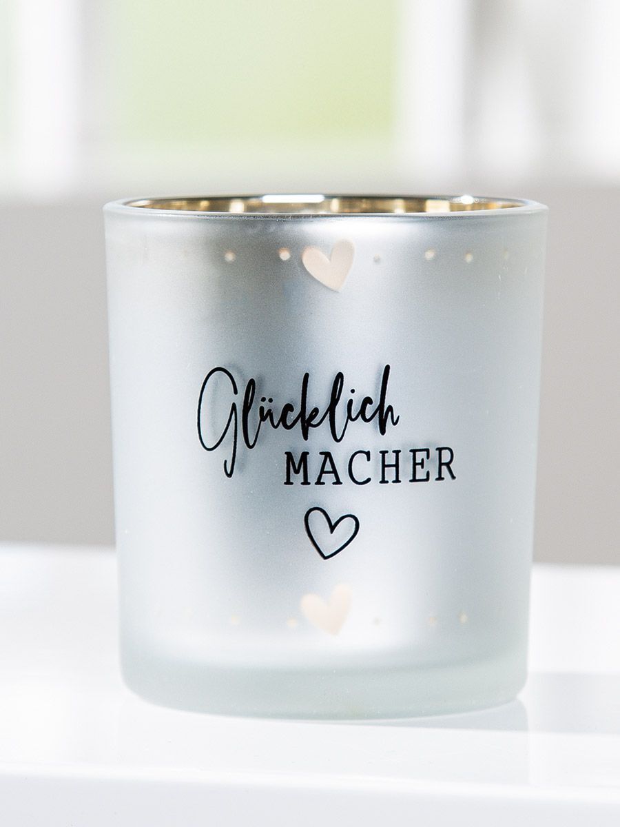 27552_3_1 Windlicht Glücklich Macher 8cm silber