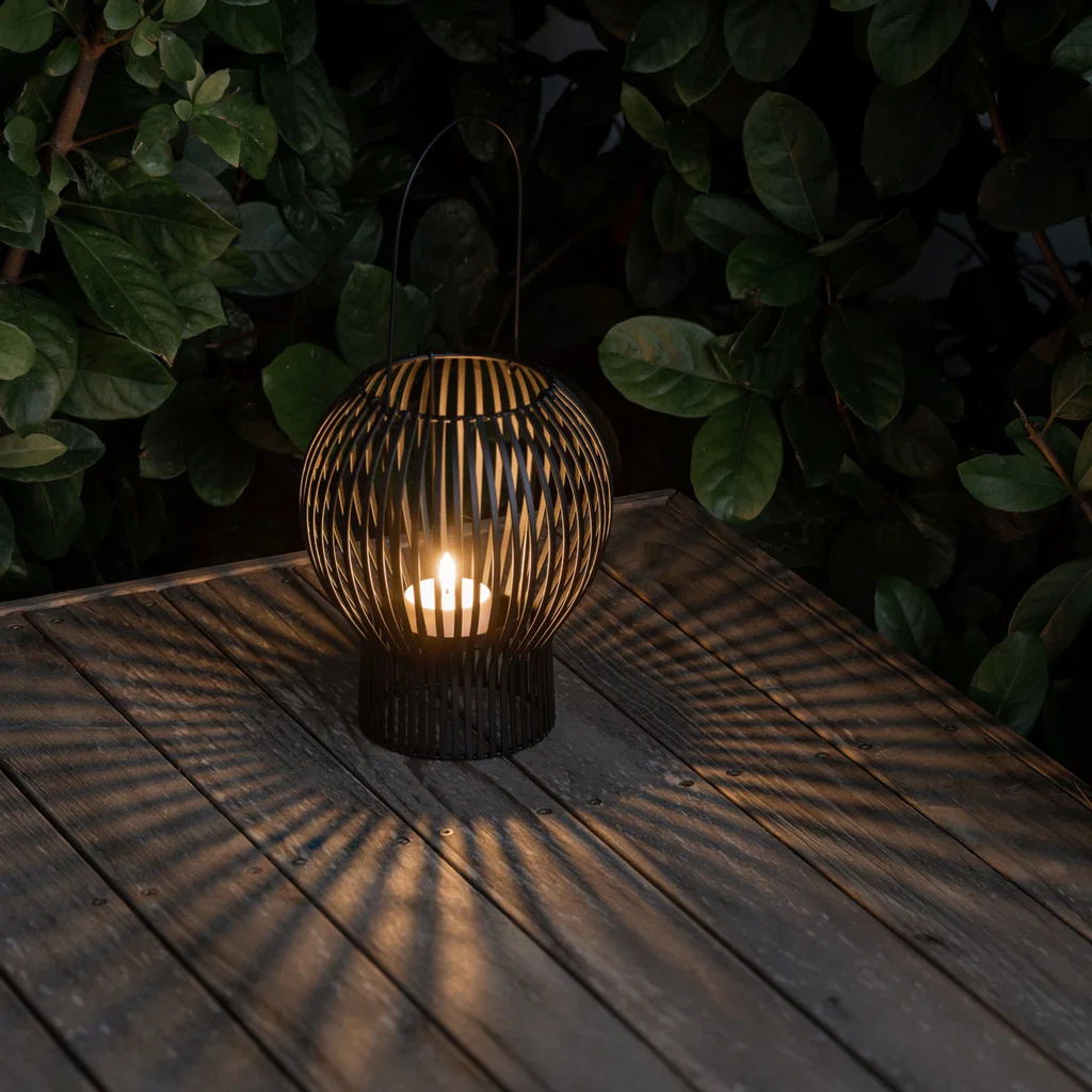 Lampion, Laterne, LED-Lampe, Tischlampe, Gartenbeleuchtung