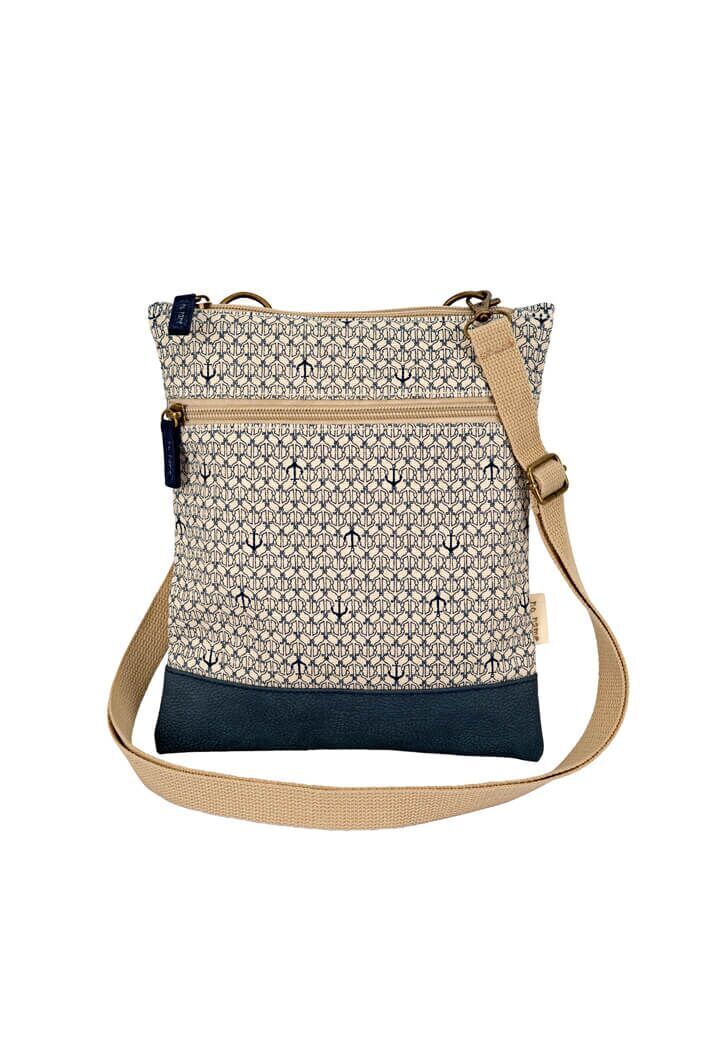 Crossbag Anchor Pat sand 710 Zubehor, Tasche, Handtasche, Leinwand, Geldbörse