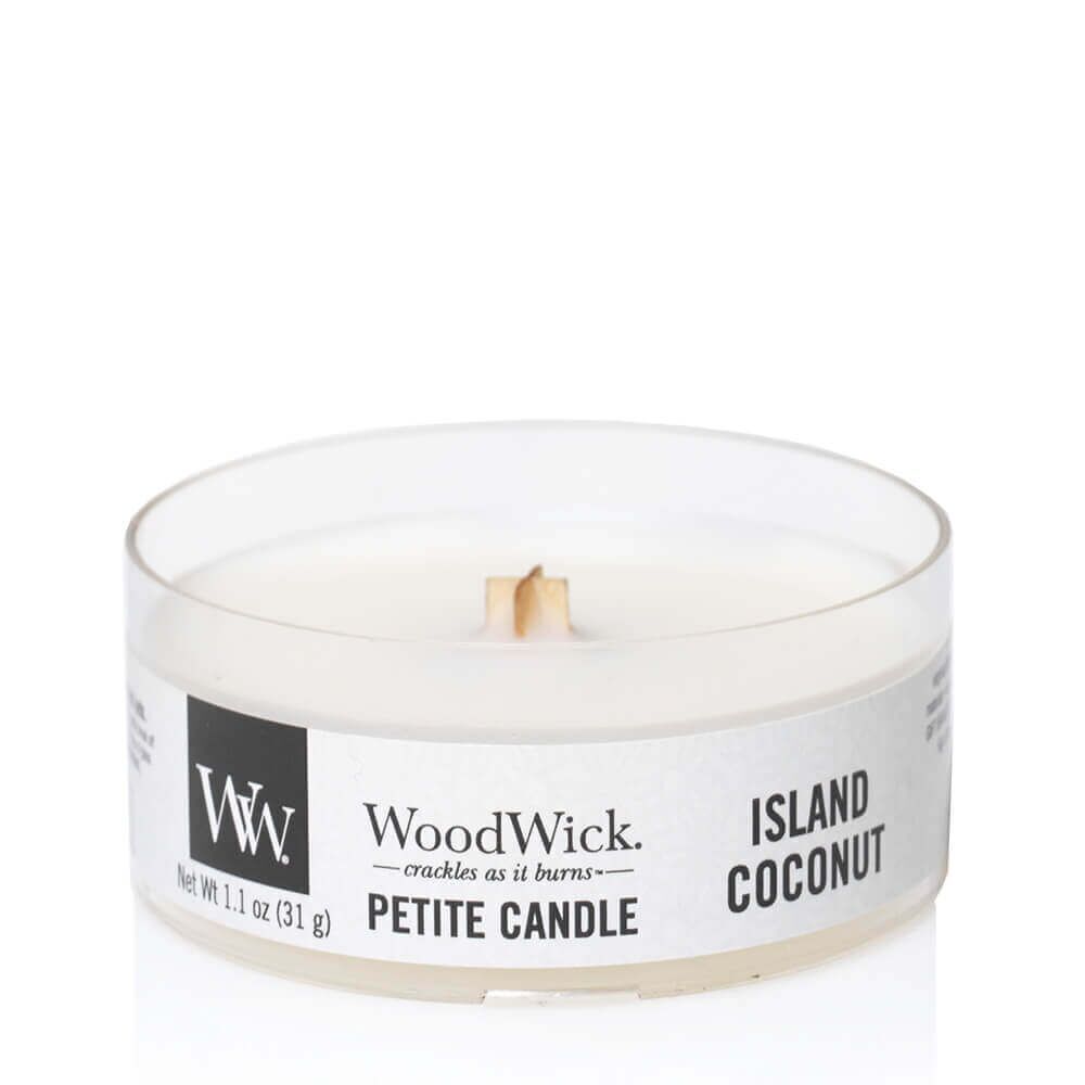 Island Coconut Petite Candle 31g von Woodwick