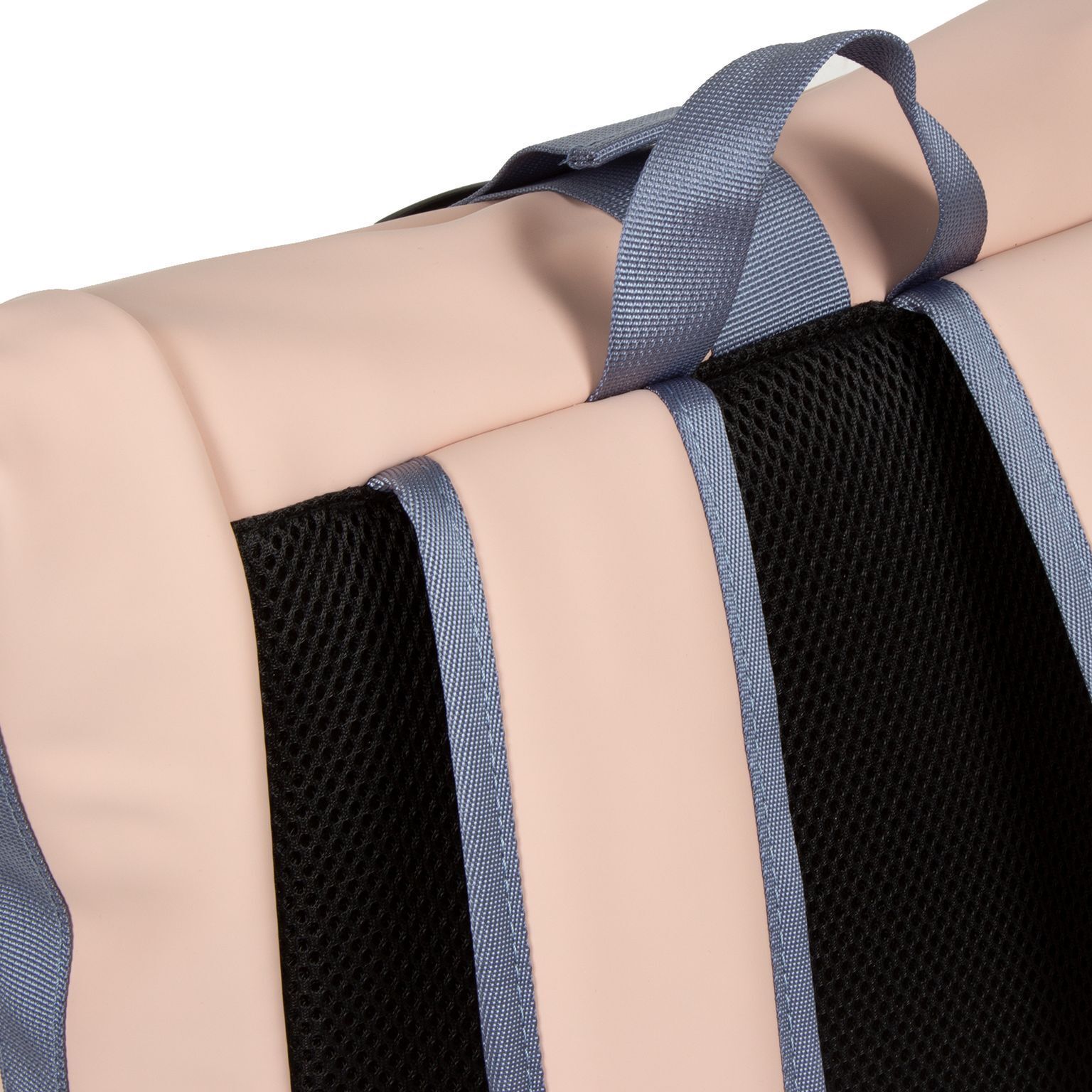 njgNzvnE Tim - New York Rolltop Rucksack hellrosa/hellblau