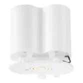 Deckenleuchte, LED-Leuchte, 3-Phasen-Lampe, Weiß, Klemmfassung