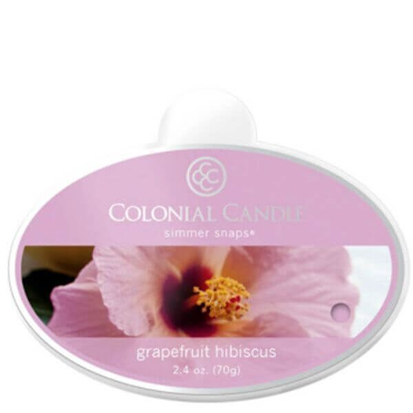Colonial Candle Grapefruit Hibiscus Simmer Snaps 70g
