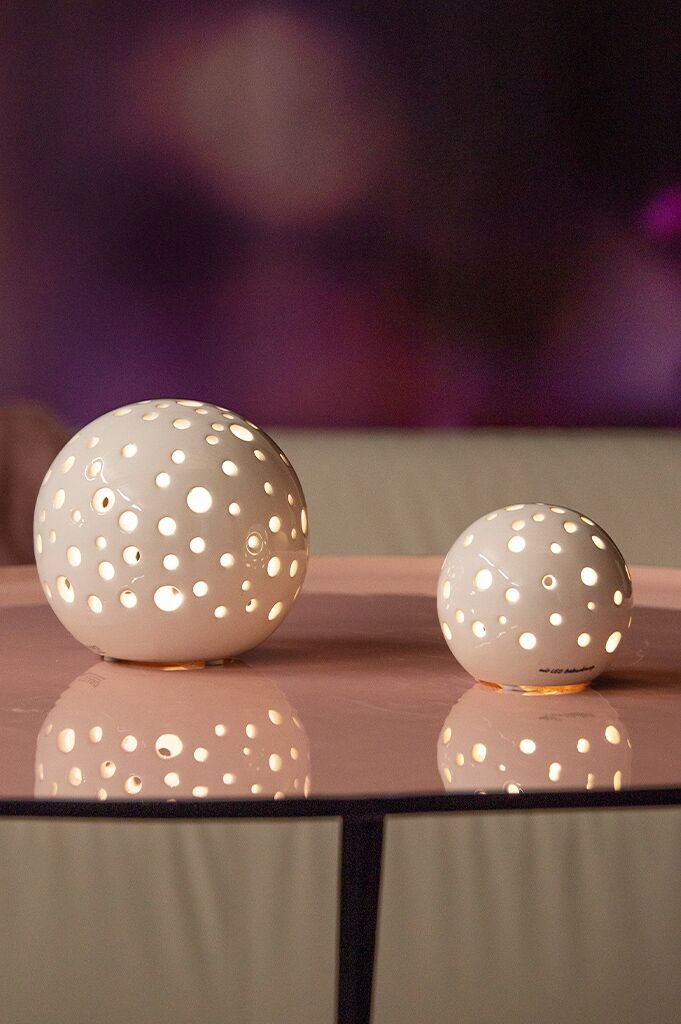 Lichtkugel Padova 12cm LED creme