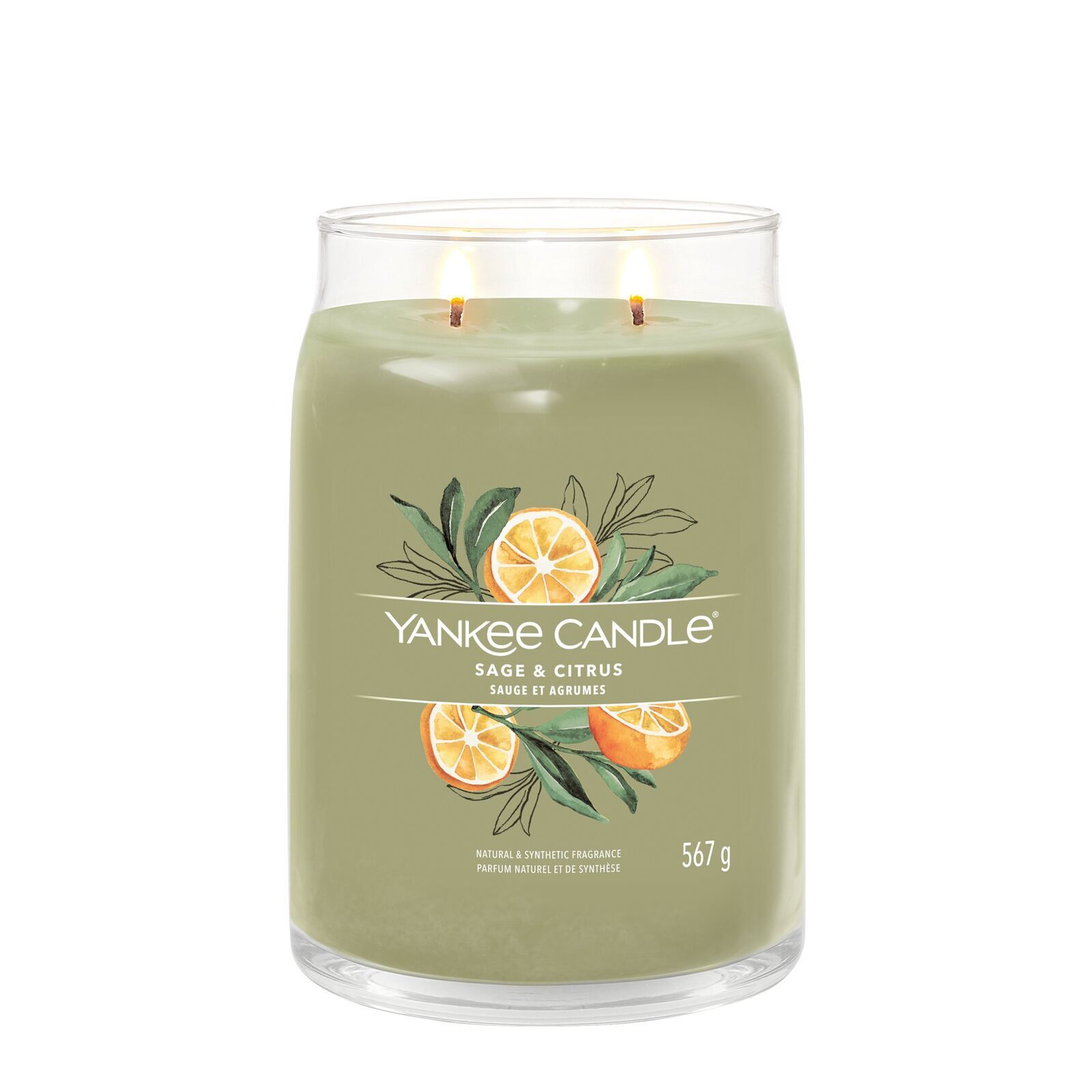 Sage & Citrus Signature Large Jar 567g 2-Docht