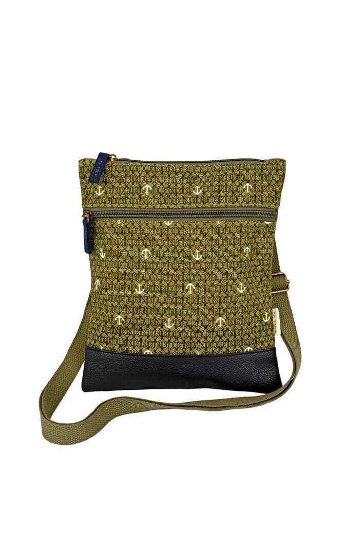Crossbag Anchor Pat grün 300 Zubehor, Tasche, Handtasche, Geldbörse, Leinwand
