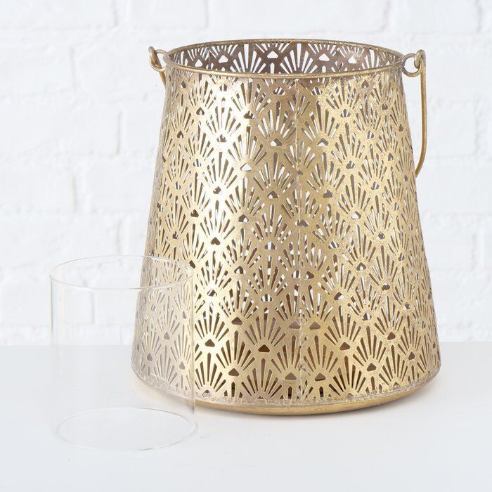 Windlicht Set Ember 2tlg. gold