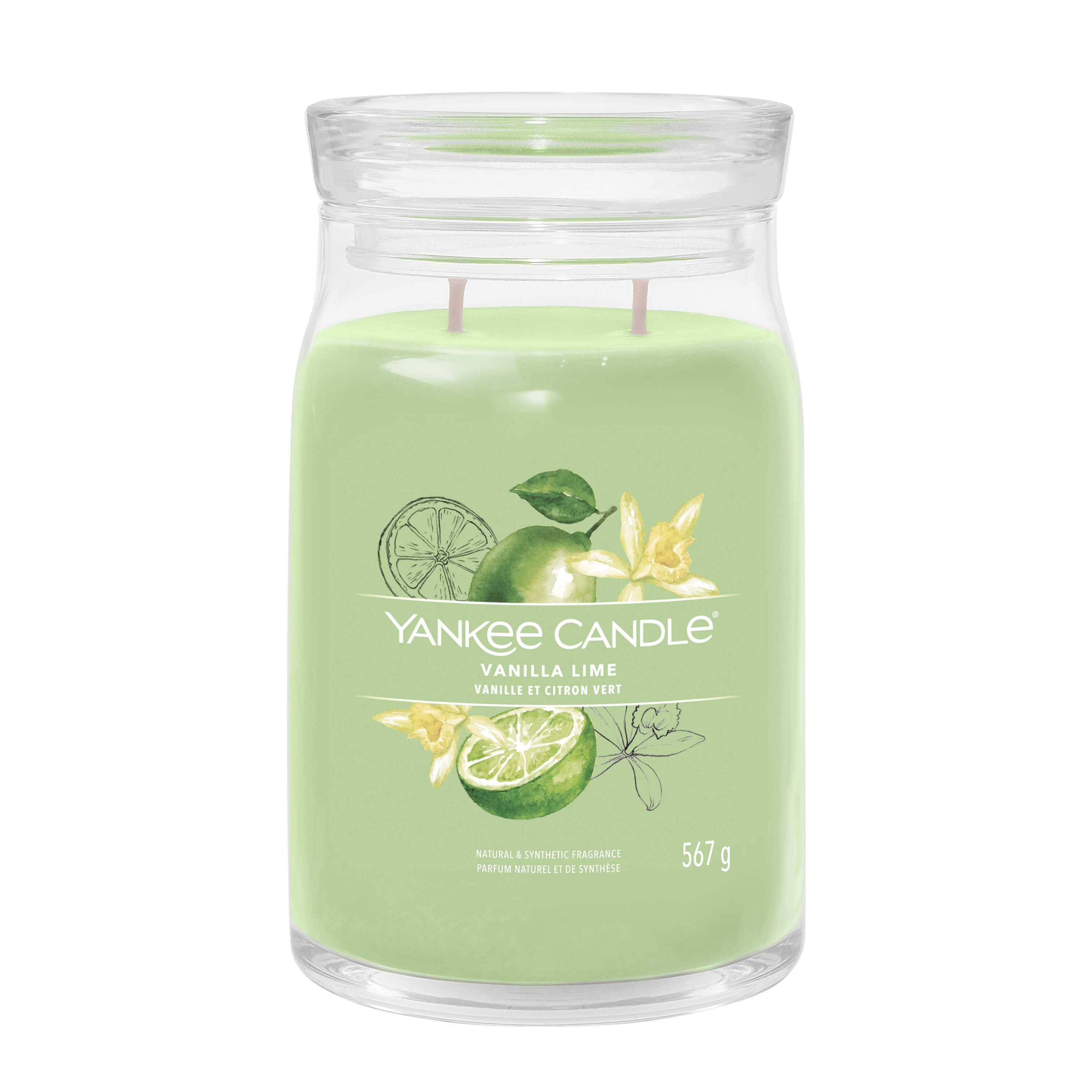 Vanilla Lime Signature Large Jar 567g 2-Docht
